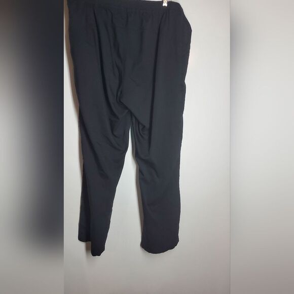 Purple Label by Healing Hands Charcoal Gray Women's Scrub Pants.  Size XL - Picture 2 of 4